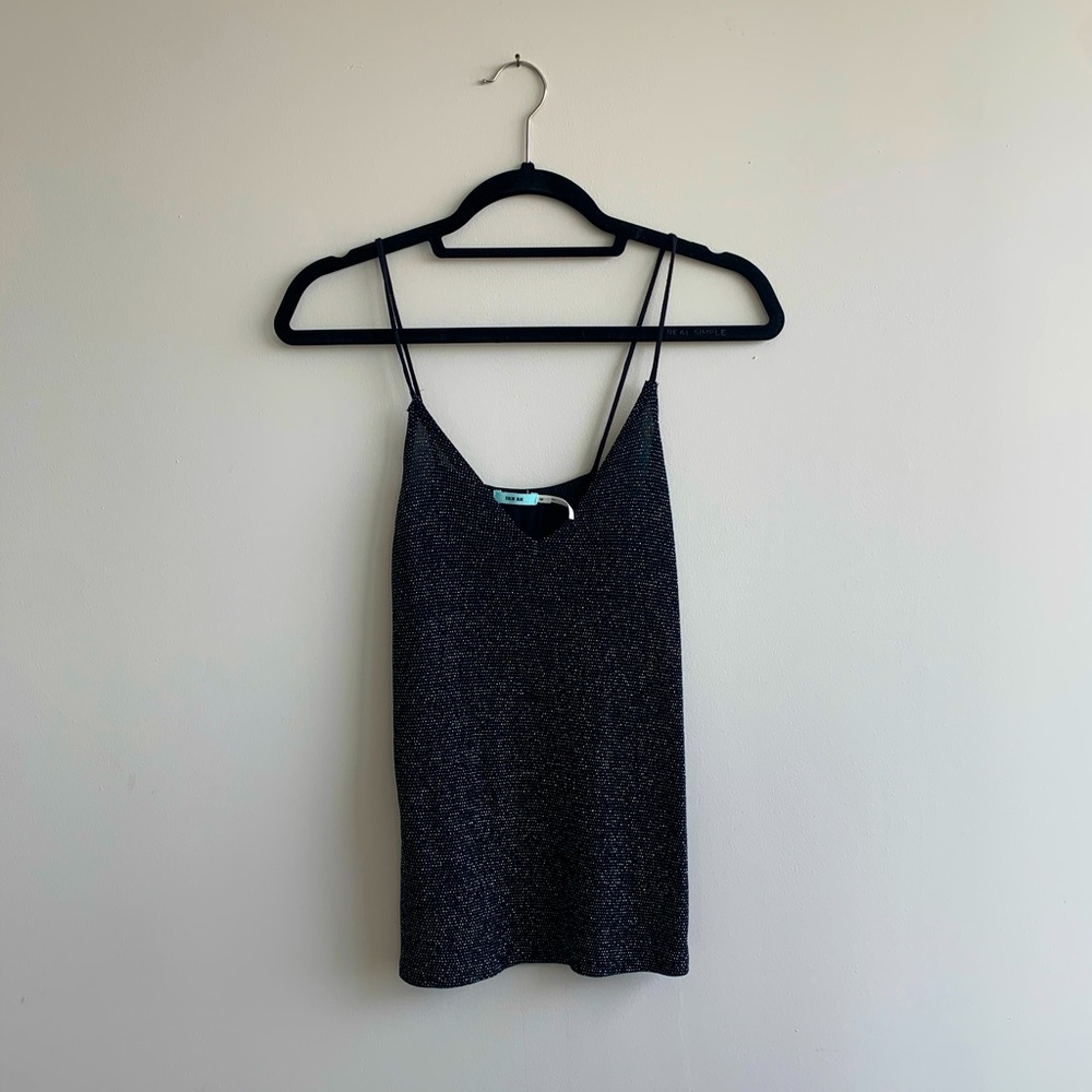 Black sparkle tank